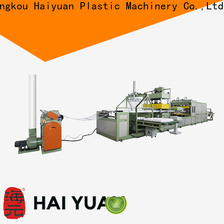 Haiyuan High-quality thermocol plate machine price company for take away food