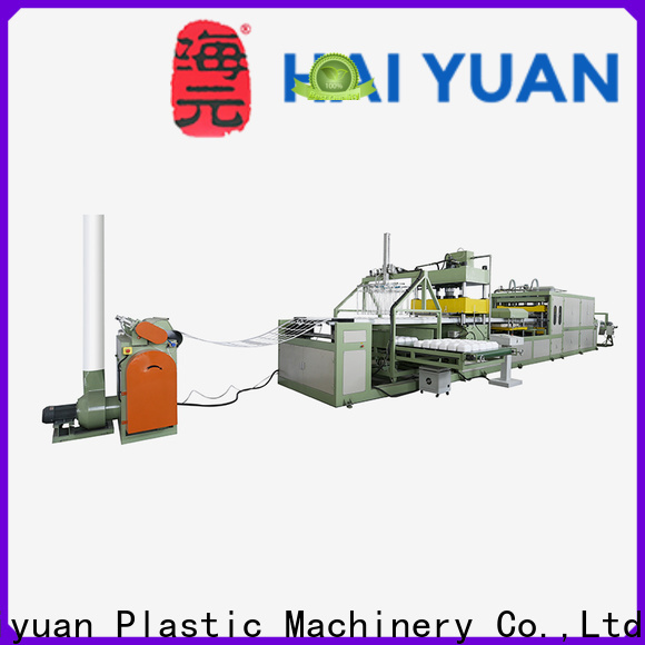 Haiyuan absorbent foam absorbent tray making machine supply for fast food box