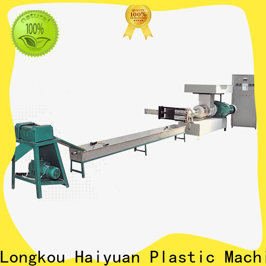 Haiyuan Wholesale plastic recycling machine price suppliers for fast food