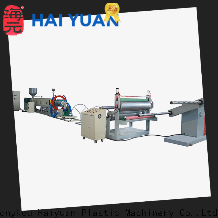 Haiyuan foam epe foam cloth production line company for fast food