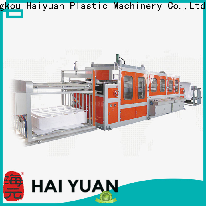 Haiyuan forming cheap vacuum forming machine supply for food box