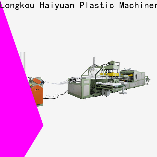 Haiyuan New absorbent tray plate machine suppliers for food box