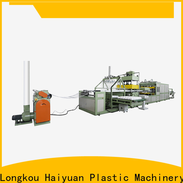 Haiyuan New absorbent tray plate machine suppliers for fast food