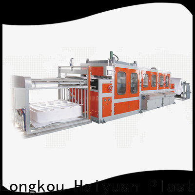 Top plastic vacuum forming machine for sale psp manufacturers for food box