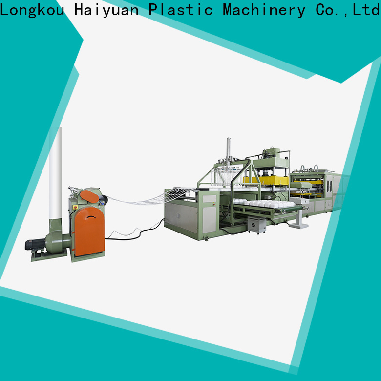Haiyuan Best thermocol plate machine supply for fast food