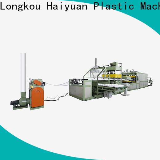 Haiyuan tray disposable dish making machine supply for fast food