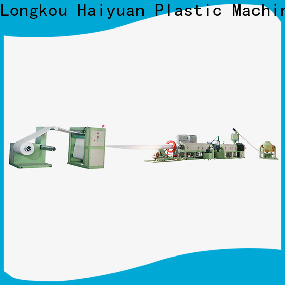 Haiyuan extrusion ps foam sheet extrusion machine company for take away food