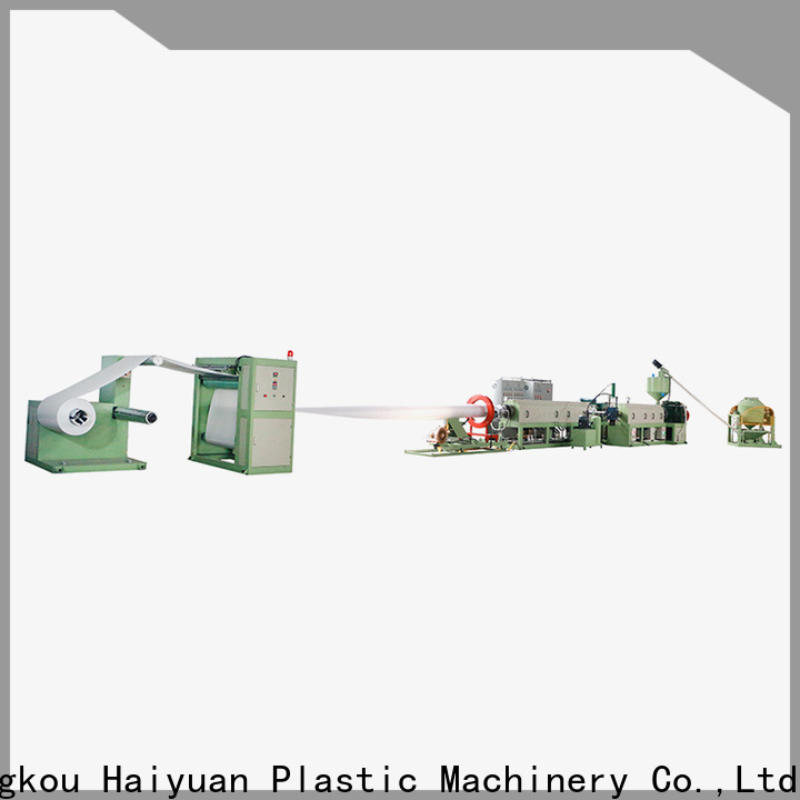 Haiyuan sheet ps foam sheet extrusion line suppliers for fast food box