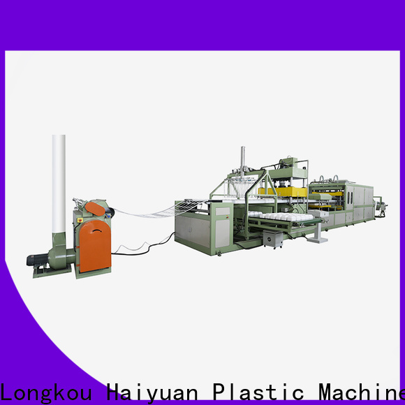 Haiyuan machine disposable dish making machine company for fast food box