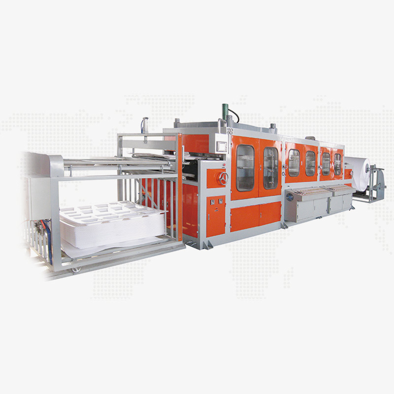 Best PSP Vacuum Forming Machine Plastic Fast Food Container Machine